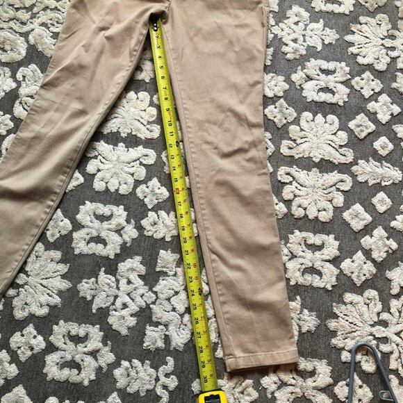 Old Navy The Sweetheart, tan, skinny jeans/khaki, cropped ankle, Sz 0 Regular - Picture 7 of 9